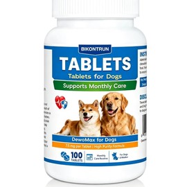 lverm for Dogs, High-Purity Digestive Health Support, Supports Canine Heart Wellness & Cardiovascular Balance, 7.5 mg per Tablet, Monthly Care Routine, 100 Tablets