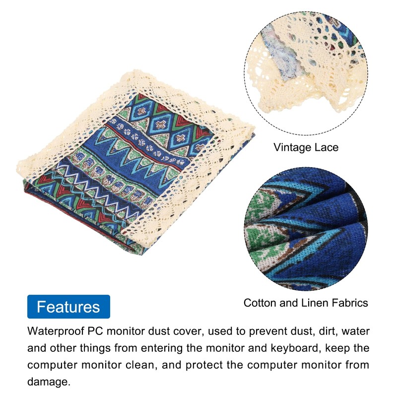 MECCANIXITY Computer Monitor Keyboard Dust Cover, for 29 30 31