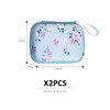 Pack of 2 Floral Pattern Headphone Box, Mini Headphone Box,