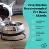 Enhanced Pet Bowl Stand - New Anti-Skid Feature - Dog