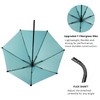 Prospo Adjustable Beach Umbrella with Universal Clamp, Portable UPF 50+