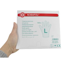 Nobafol Nobamed Foil Gloves Large Pack of 100
