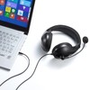 Sanwa Supply MM-HS401BK Headset, 0.1 inch (3.5 mm) Mini Plug