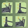 NAHANGPET 2-in-1 Elevated Slow Feeder Dog Bowls for Food and
