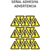 BOBOZHONG Safe Warning Sticker,20 Pcs 5cm/10cm Electrical Hazard Stickers Triangle