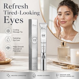 Electric Massage Eye Cream for Dark Circles – Hyaluronic Acid Moisturizing Eye Gel for Fine Line Care