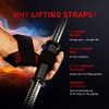 Weight Lifting Straps with Padded Wrist Support – Non Slip
