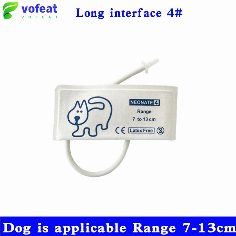 Vofeat Disposable Blood Pressure Cuffs for Veterinary Use, Multi-Size Set,
