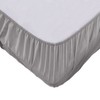 Treeflyheart Fitted Sheet Wide King Gray Absorbent Quick Drying Sheet