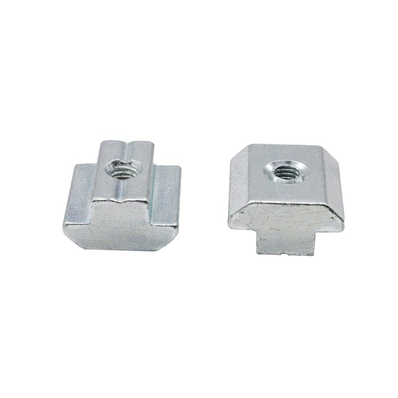 T-Slot Nut Heavy Steel B-Type Nut 6.50 Pieces, Thread Diameter