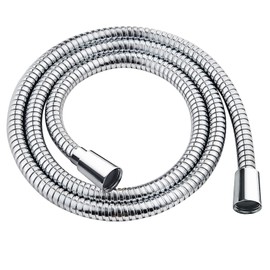 BRIGHT SHOWERS Shower Hose For Hand Held Shower Heads, 59 Inches Cord Stainless Steel Hand Shower Hose, Ultra-Flexible Replacement Part with Brass Insert, Chrome