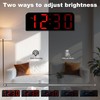 Sukeen Digital Wall Clock Digital Alarm Clock Silent Alarm Clock