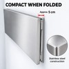 Foldable Stainless Steel Wall Mounted Shelf, Space-Saving Storage and Work