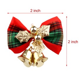 Christmas Tree Bows with Bells