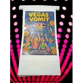 Happy Hour Home Bartending Supply Barf Bags - Vomit Bags Vegas Vomit EDC Edition (2 PK)