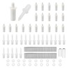 FWXFW 220PCS Shutter Repair Pins -Shutter Window Staples Spring Loaded