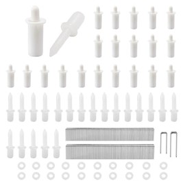 FWXFW 220PCS Shutter Repair Pins -Shutter Window Staples Spring Loaded Fasteners for Blind Slats ，Window Assembly Repair Tool