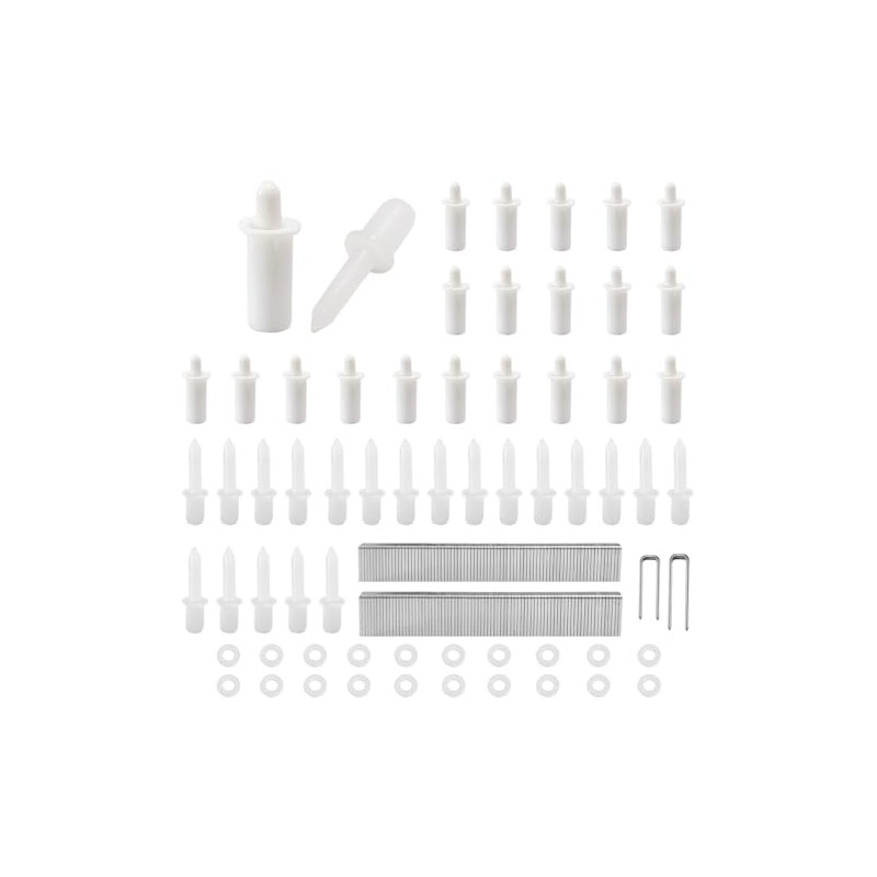 FWXFW 220PCS Shutter Repair Pins -Shutter Window Staples Spring Loaded