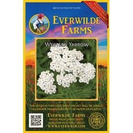 Everwilde Farms - 1 Oz Western Yarrow Native Wildflower Seeds - Gold Vault