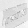 KEAYOO 100 x Greenhouse Clips Extra Thick 1.6 mm Rustproof