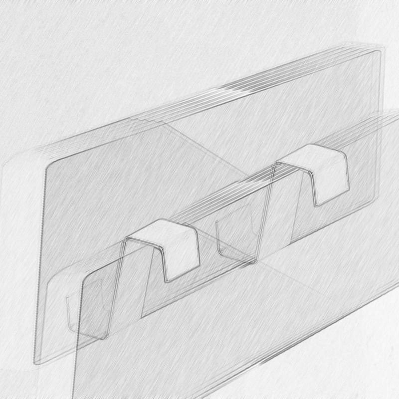 KEAYOO 100 x Greenhouse Clips Extra Thick 1.6 mm Rustproof
