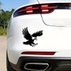 Black Eagle Vinyl Sticker 2-Pack, Waterproof Eagle Sticker for Car