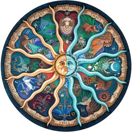 Jigsaw Puzzles for Adults 1000 Piece, Challenging Zodiac Horoscope Puzzle Perfect for Game Nights, Fun for Adults Family and Kids, Finished Size 26.7" x 26.7"