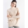 Ciovkis Women's Merino Wool Blend Oversized Sweater 2025 Fall Winter