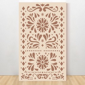 Newwiee 5 x 7 ft Cielito Lindo Vertical Backdrop Cover Photography Background Mexican Arch Cover Talavera Party Decoration for Cielito Lindo Baby Shower Mexican Wedding Birthday Bridal Shower