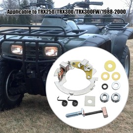 laffoonparts Starter Brush Holder Repair Kit, Replacement for HONDA Recon 250 TRX250 TRX250EX TRX250X 1999-2014 Foreman 400 450 500 1995-2014 FourTrax 300 Rancher 350 ES S