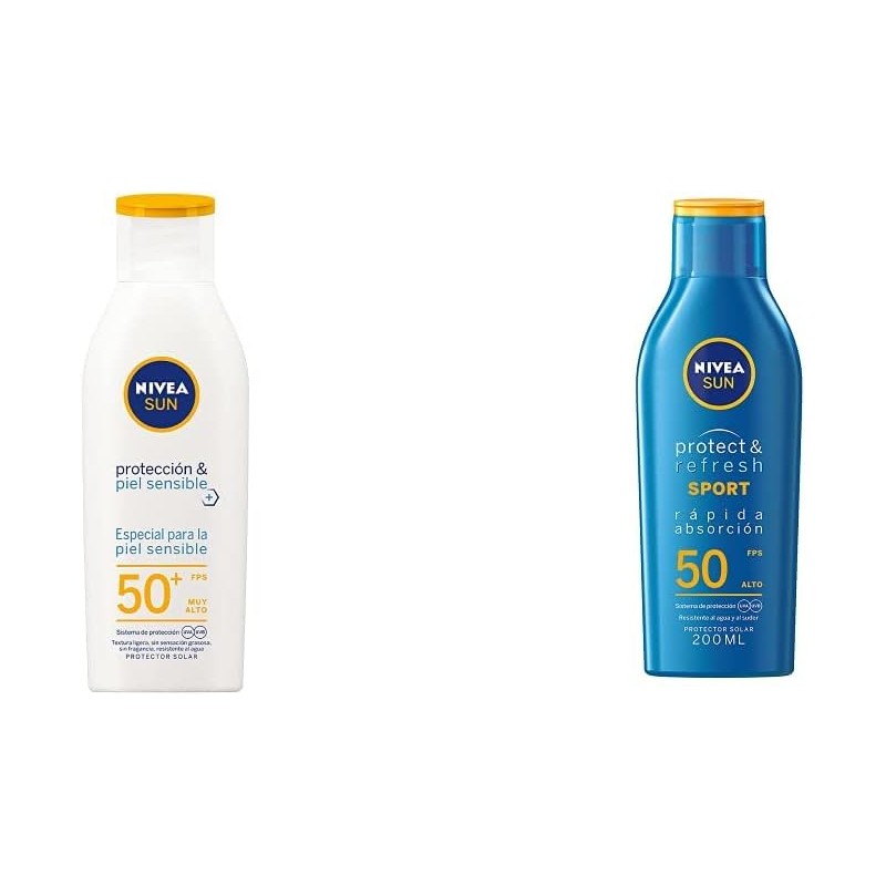 Nivea Sun Protector Solar Loción Fps 50 Para Piel Sensible