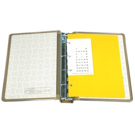 KOKUYO B5 Cloth Binder, Vertical , biege