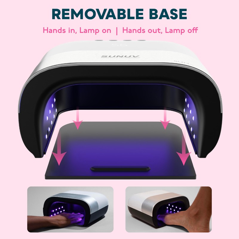 SUNUV SUNUV Led Nail Lamp, 48W Professional Nail Dryer for