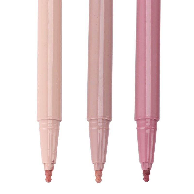 6 Colors Liquid Lip Liner Quick Drying Waterproof Long Lasting