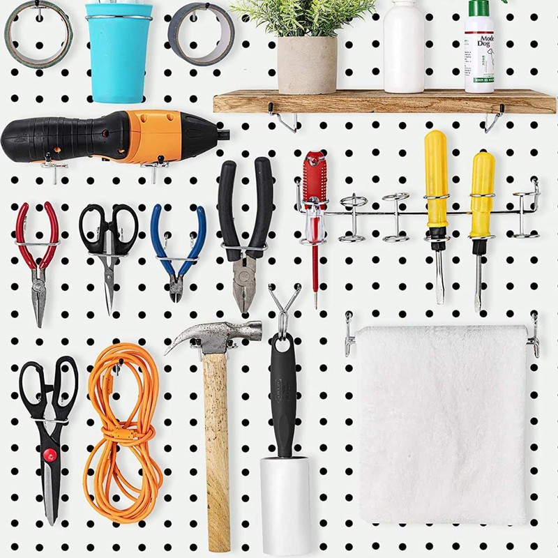 EATHEATY 8 PCS Pegboard Screwdriver Holders, Six Tool Multi Tool