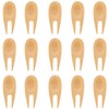 BESPORTBLE 15pcs Green Bamboo Fork Golf Pitch Repair Tool Golfs