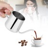 Stainless Steel Drip Coffee Pot Long Gooseneck Spout Kettle Cup