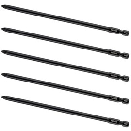 5 x Rennie Tools 160mm Long PH2 Compatible with Senco Duraspin DS275 DS300 EAP27530 Autofeed Collated Drywall Screwdriver Gun Bit Heavy Duty Phillips No.2
