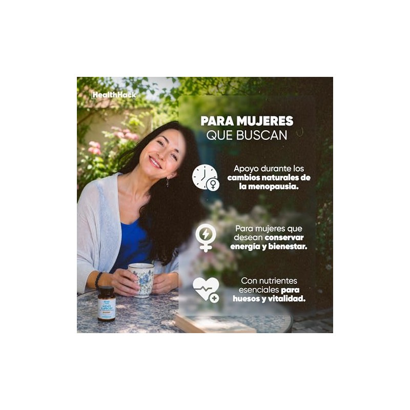 Soporte Menop. Multivitaminico Mujeres Adultas 50+ con DIM | Health