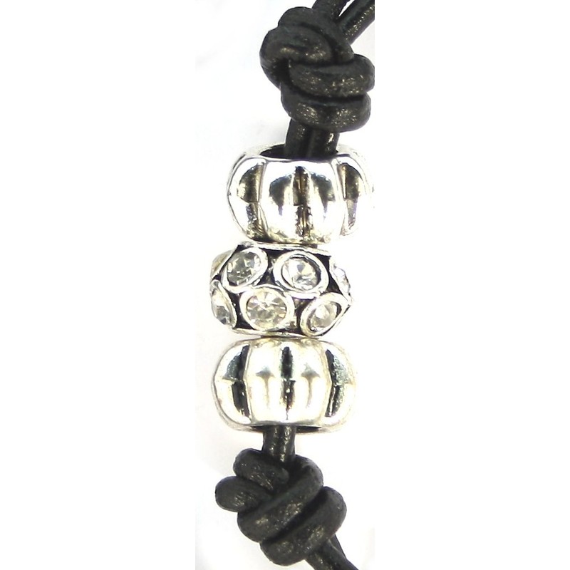 tameho Dog Whistle Band - Leather with Decorative Designer Charms