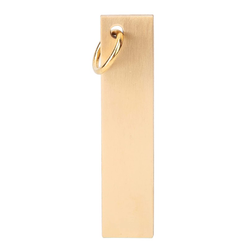 Small Ruler, 6cm All-Brass Hand Polished Mini Ruler Scale Ruler