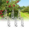 6Pcs Bird Repellent Spiral Reflectors Bird Deterrent Reflective Wind Spiral