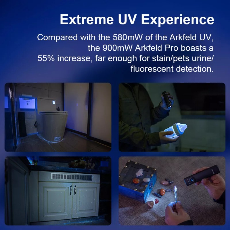 Olight Arkfeld Pro Dragon CW Flat EDC Flashlight (LED Light,