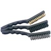 Draper 26928 3-Piece Brush Set (Brass, Nylon, Stainless Steel) ,