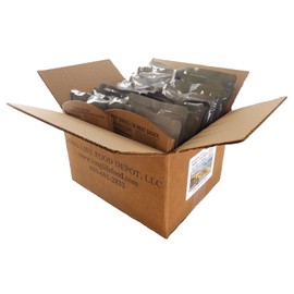 MRE Entrees (18-Pack) – Beef, Chicken & Pork Combo – (Beef Strips & Taco, Chili Macaroni, Chicken Noodles & Chunks, Italian Sausage in Marinara Sauce, Maple Pork Patty) | Long Life Food Depot