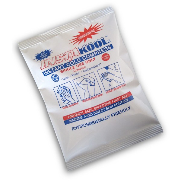 InstaKool Instant Cold Pack, Medium: 5" x 7" - 24/Case