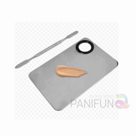 Small Makeup Palette Spatula for Eyeshadow & Foundation Mixing Makeup Palette 2ea
