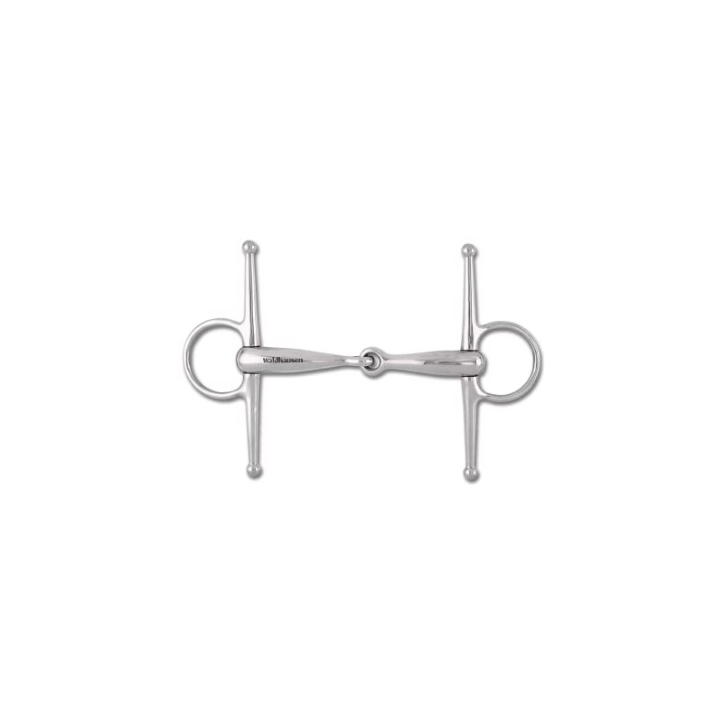 Waldhausen Gag snaffle, solid - 12,5 cm, Unisex, Breite 12,5