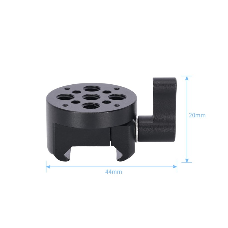 NICEYRIG NATO Clamp 1/4"-20 ARRI Positioning Screw Hole for COLBOR