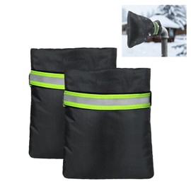 UFURMATE Outdoor Faucet Cover for Winter, 4Pcs Hose Bib Insulation Cover Anti-Freeze Faucet Protector Outside Spigot Covers for Hard Weather